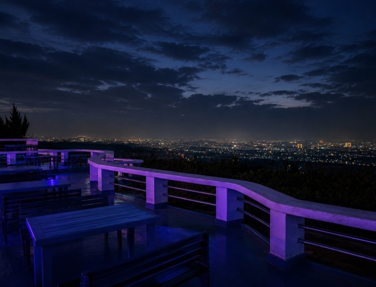 桃園夜景咖啡廳推薦|白圍牆從夕陽一路看到城市燈海 - 第9張圖 桃園夜景咖啡廳推薦|白圍牆從夕陽一路看到城市燈海